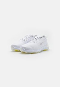 Puma Golf PHANTOMCAT NITRO  - Golfcipők - white/silver/ash gray