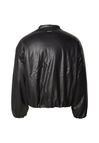 Another Cotton Lab ANOTHER - Imitert skinnjakke - black