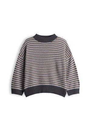 OPUS, RELAXED FIT BOXY SHAPE - Strickpullover - dusty aqua