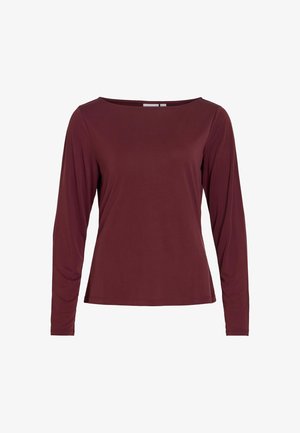 VILA, LONG SLEEVED TOP VIMODALA BOATNECK - Longsleeve - port royale