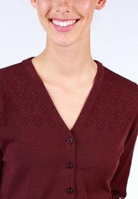 Lykka du Nord VALEA - Cardigan - dark grape