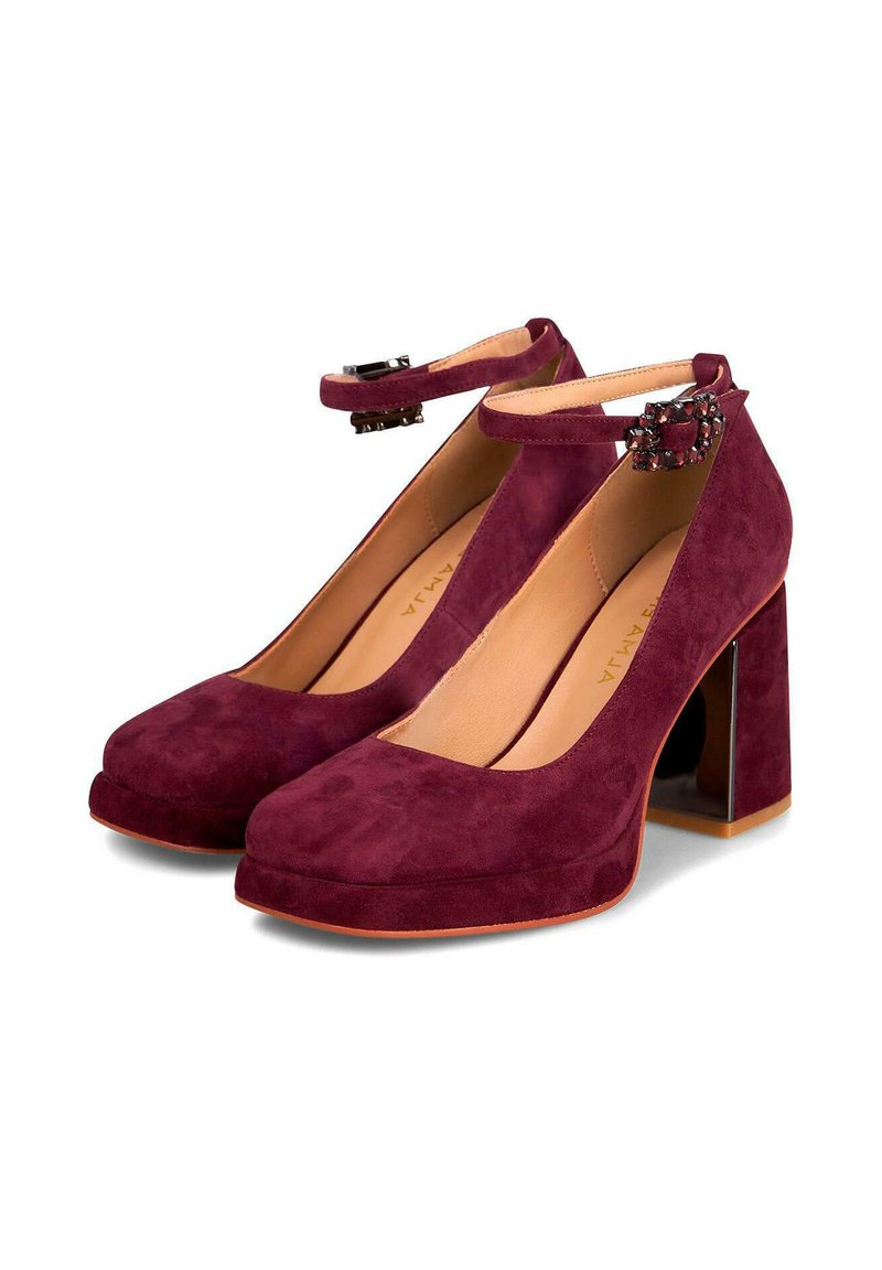 Alma en Pena Scarpe con plateau Bordeaux/bordeaux