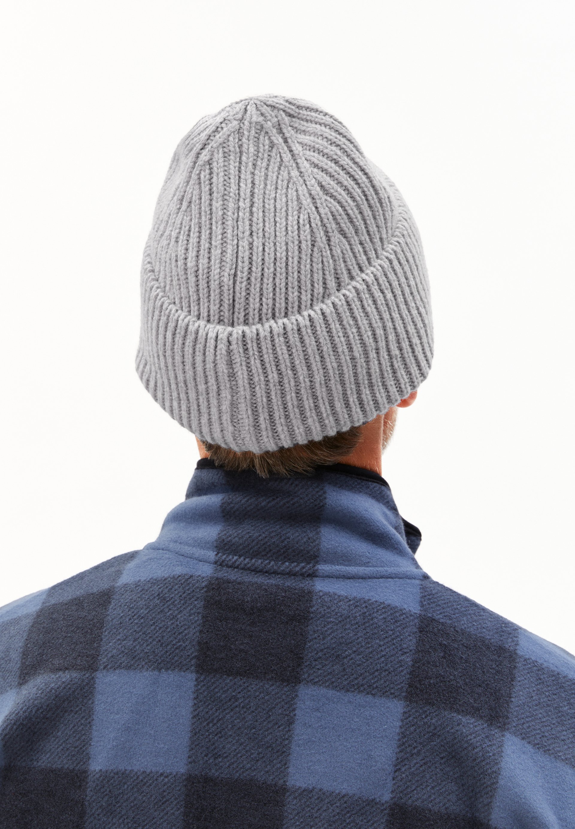 ARMEDANGELS LELEAA - Beanie - silver melange/light grey - Zalando