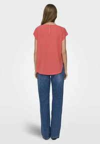 ONLY S/S SOLID NOOS PTM - T-Shirt basic - cayenne