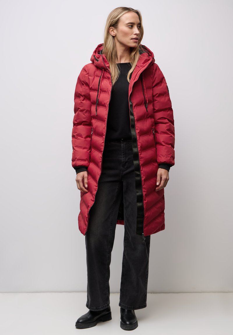 Street One MIT GEKLEBTEN NÄHTEN - Cappotto invernale - rot