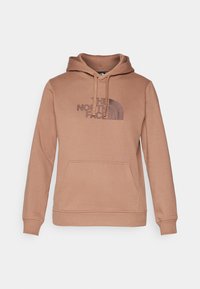 W DREW PEAK REGULAR HOODIE - Sweatshirt com capuz - latte/smokey brown