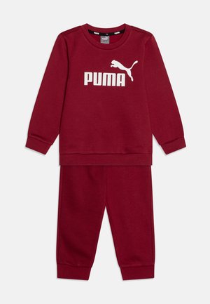 Puma MINICATS CREW JOGGER UNISEX SET - Tuta - intense red
