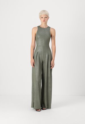 WAL G. BELLA WIDE LEG SHIMMER - Buksedragter - khaki