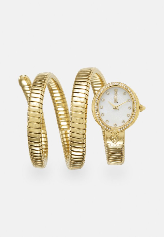 DROUBLE WRAP WATCH - Klokke - gold-coloured/white