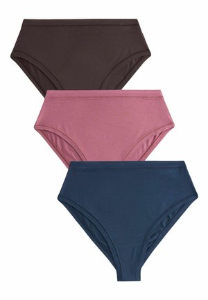 HIGH RISE HIGH LEG FIT - ULTIMATE KNICKERS 3 PACK - Īsās apakšbikses - rose pink