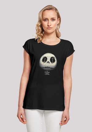 EXTENDED SHOULDER NIGHTMARE BEFORE CHRISTMAS JACKS EYES - T-shirt print - black