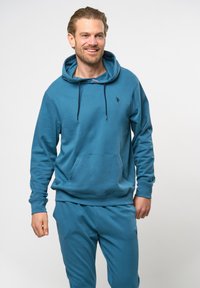 U.S. Polo Assn. BRAYDEN - Majica s kapuljačom - indian teal