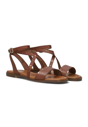 Sandalen - cognac