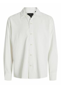 LOCKER GESCHNITTEN - Vapaa-ajan kauluspaita - white