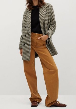 Halflange jas - brown