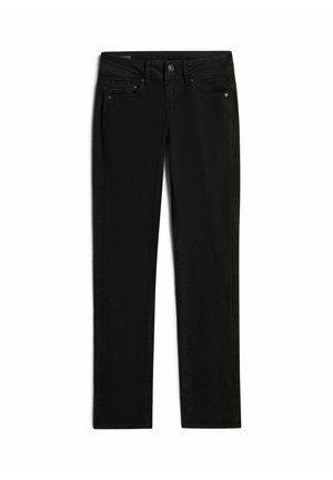 G-STAR, MIDGE SLIM STRAIGHT CHINO - Broek - dk black gd