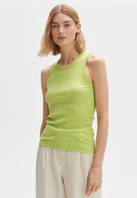 OPUS SLIM FIT RIB - Top - lime green