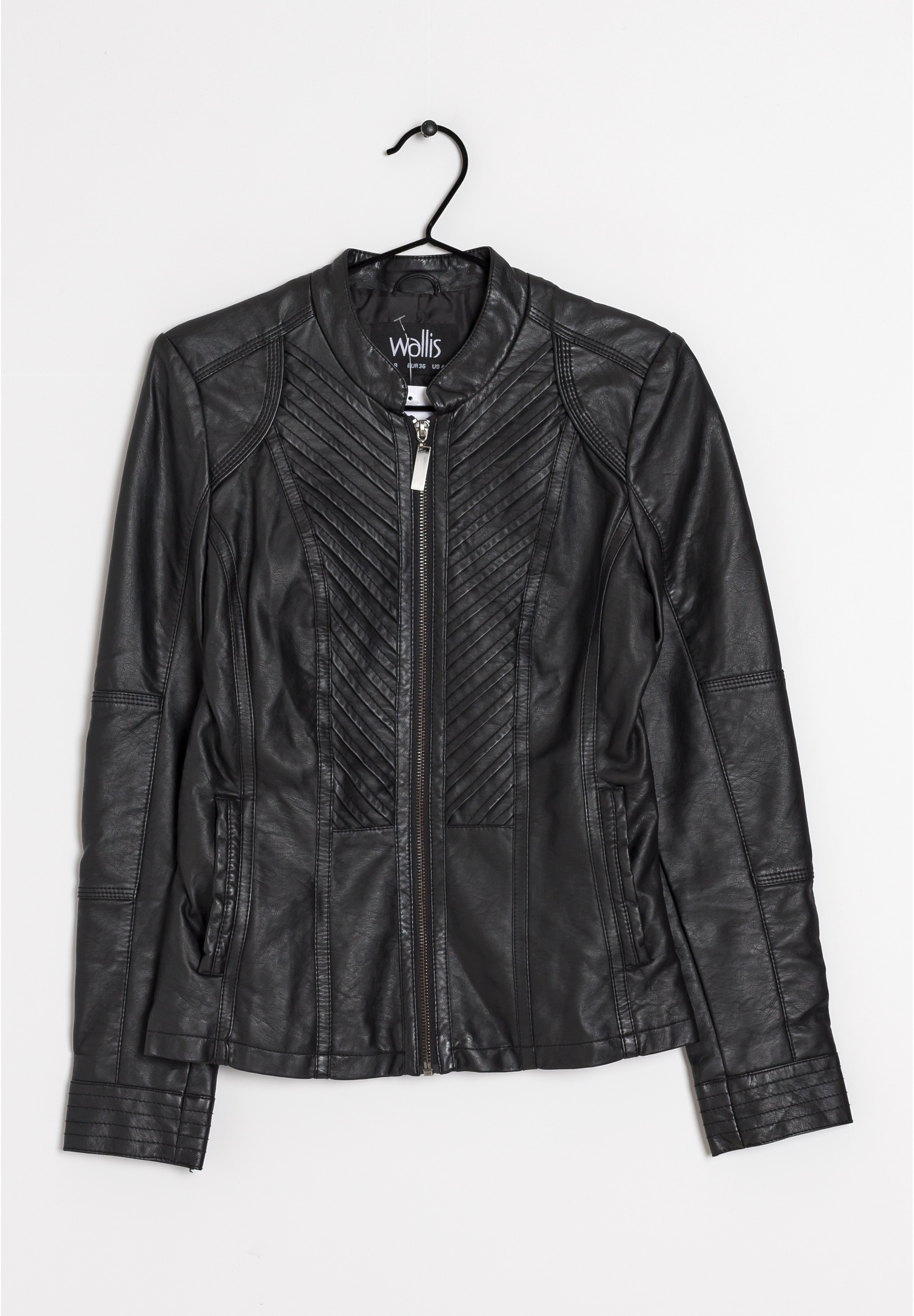 Wallis Faux leather jacket - black 