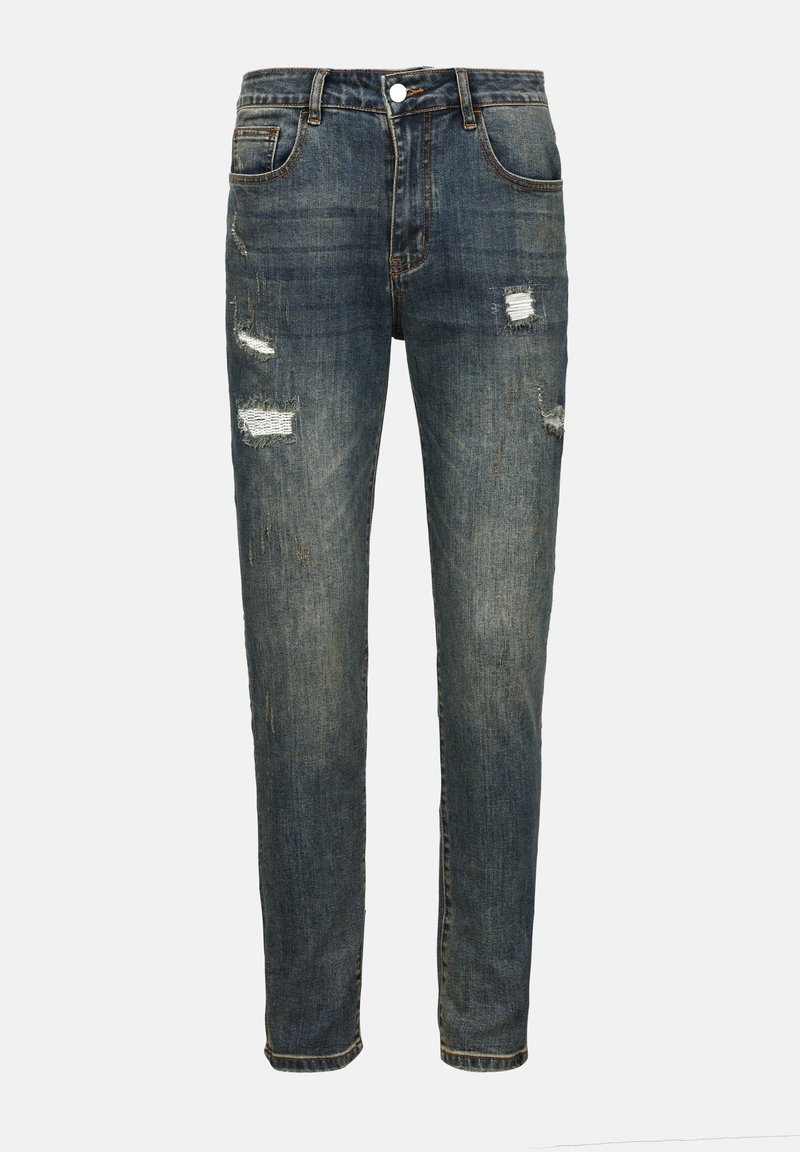 Pier One Slim fit jeans blauw denim/bluedenim