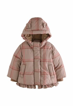 Next, REGULAR FIT - SHOWER RESISTANT FRILL HEM PADDED - Zimná bunda - check