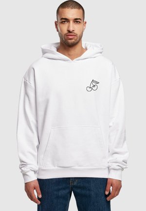 Merchcode CHERRY ULTRA HEAVY - Hoodie - white