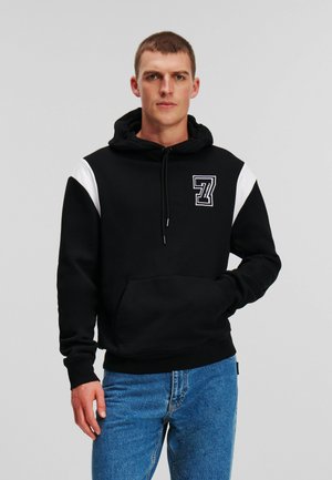 KARL LAGERFELD VARSITY - Hoodie - black