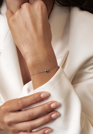 Hey Happiness, CHUNKY HEART - Bracelet - silver