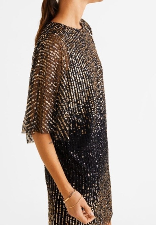 mango sequin tulle dress Two-piece Beading Mango Yellow Tulle Prom Dress