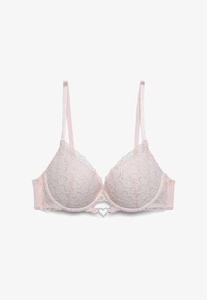 Terranova, CON CUORI E STRASS - Reggiseno con ferretto - rosa chiaro
