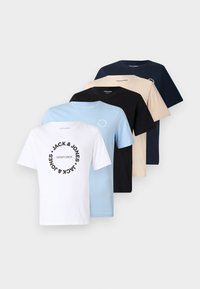 Não selecionado, dark blue/white/beige