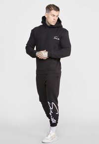 SIKSILK SCRIPT EMBROIDERY  - Luvtröja - black