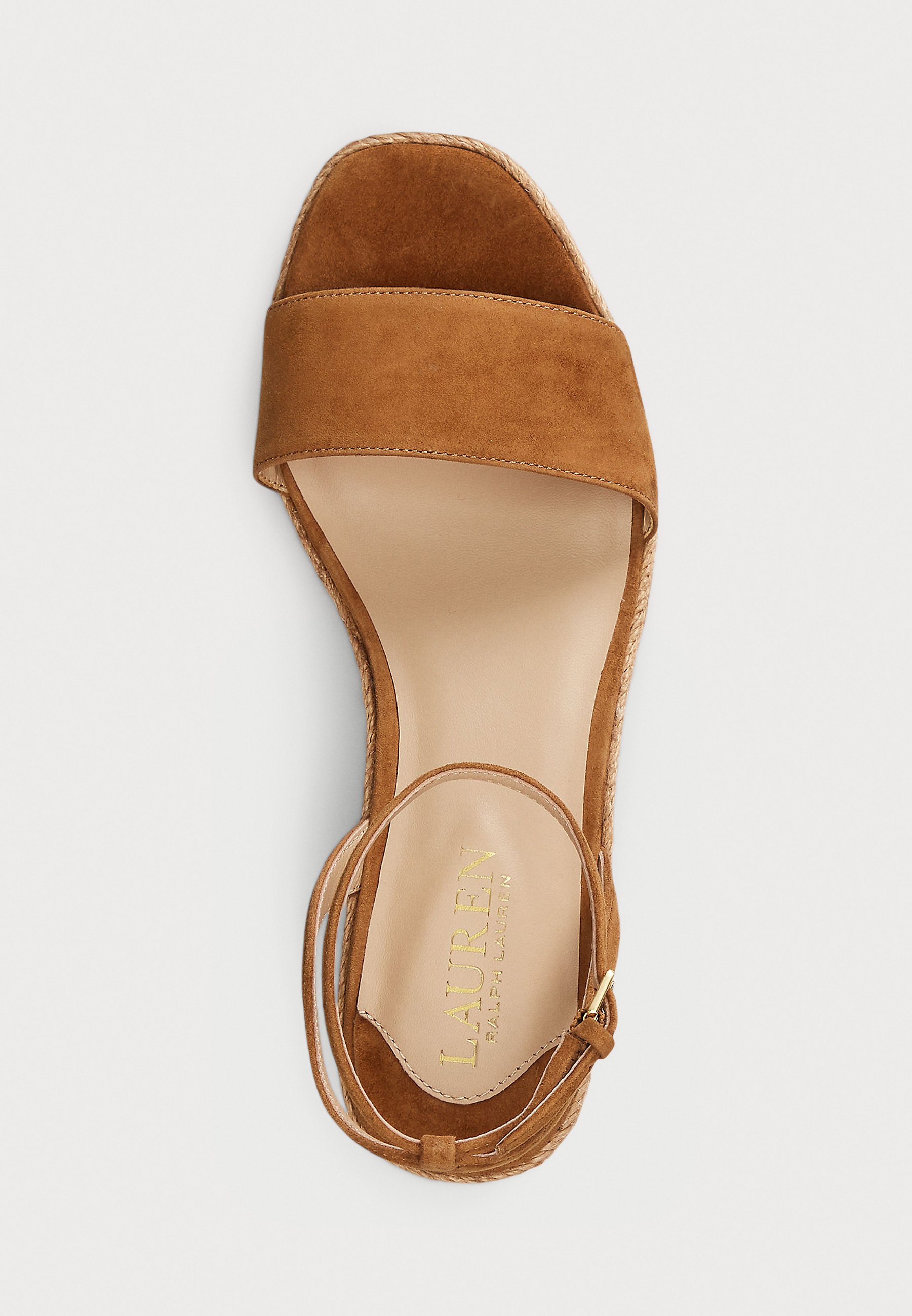 Lauren Ralph Lauren LEONA SUEDE ESPADRILLE - Korkeakorkoiset