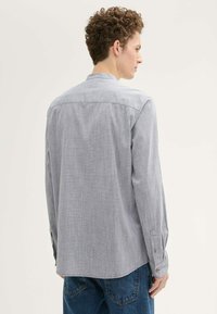 TOM TAILOR DENIM STRUCTURED - Chemise - navy white structure