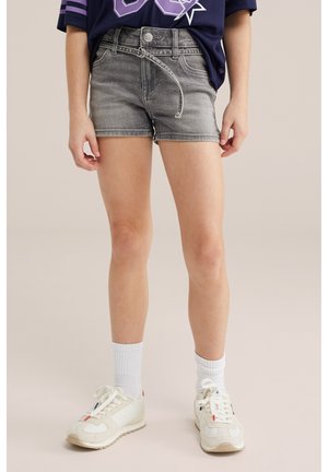 WE Fashion BLUE RIDGE - Shorts vaqueros - grey
