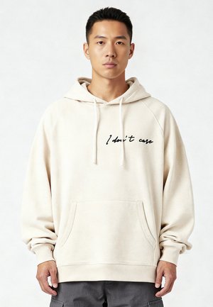 Felpa con cappuccio - off-white