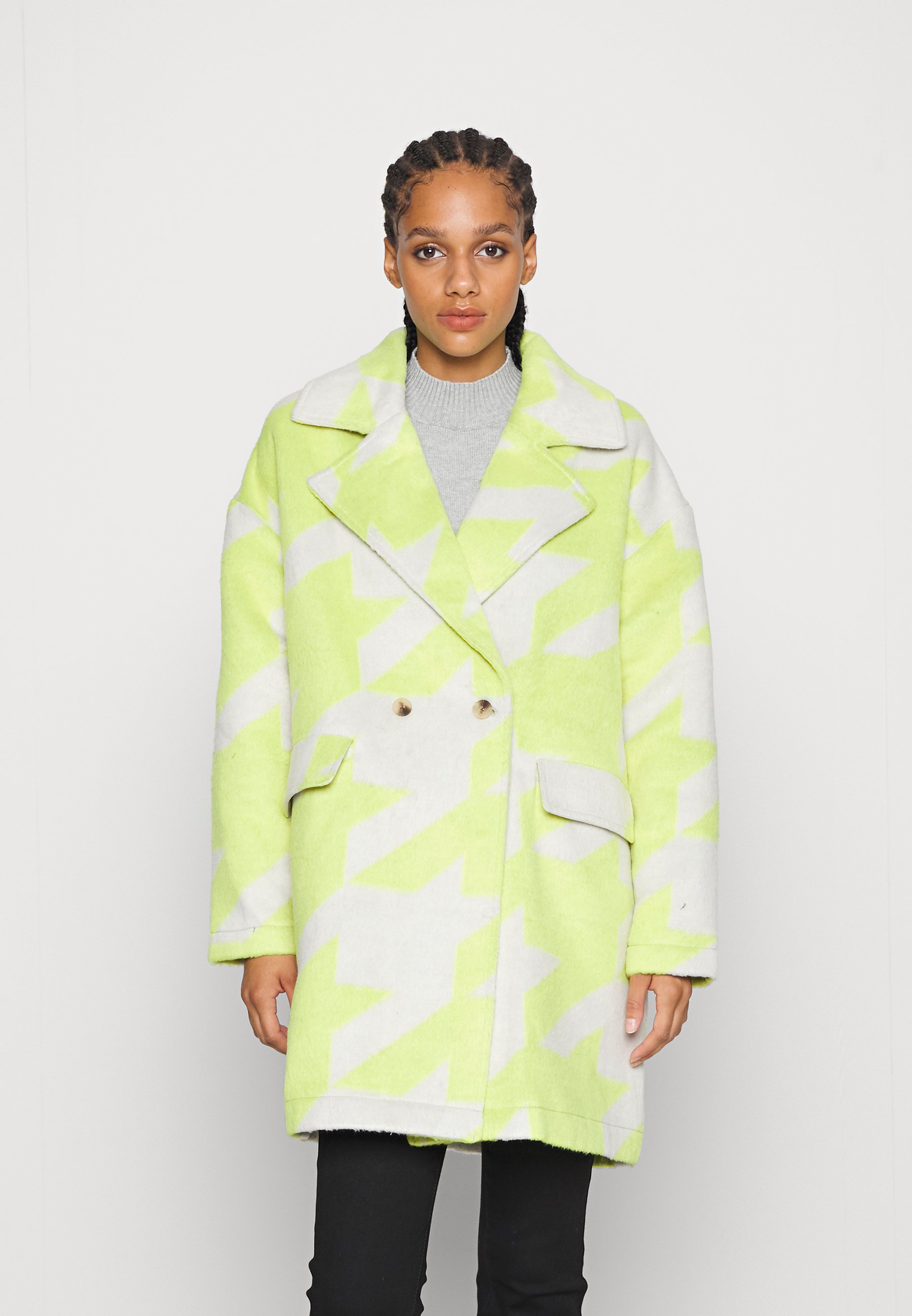 ONLY ONLLOOP HOUNDSTOOTH SHACKET 
