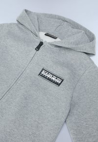 Napapijri CHAMOIS - Felpa con zip - medium grey melange