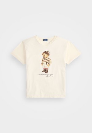 POLO BEAR COTTON JERSEY TEE - Print T-shirt - warm white