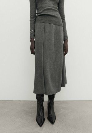 A-line skirt - grey