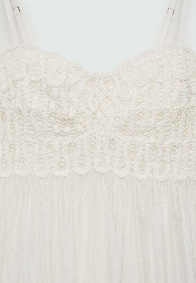 chinese dress ladies Mango Lace Cut-out Long Silk Slip Dress main image 1