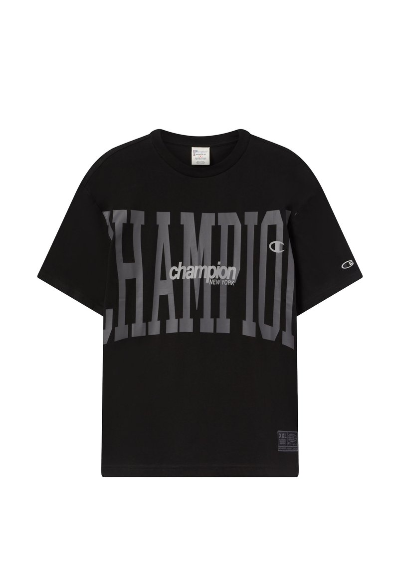 Champion T-shirt print zwart