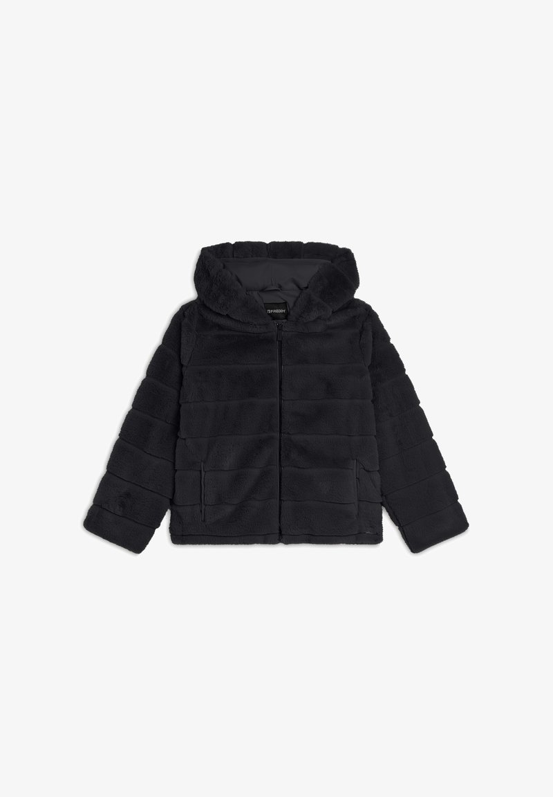 THE NORTH FACE: Giacca con cappuccio in poliestere - Nero | Giacca The THE NORTH FACE: Giacca con cappuccio in poliestere - Nero | Giacca The