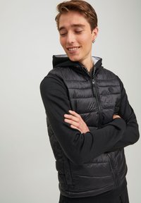 Jack & Jones HERO BODYWARMER COLLAR - Chaleco - black