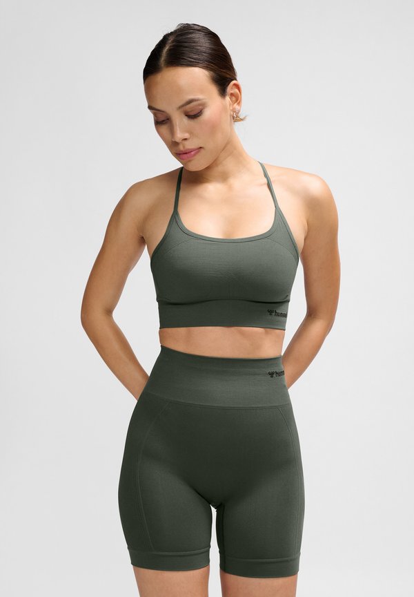 TIFFY SEAMLESS  - Sport-BH mit leichter Stützkraft - climbing ivy