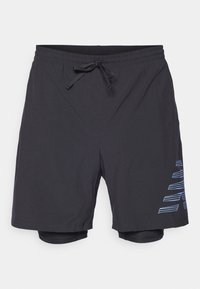 ESSENTIALS GRAPHIC 7 - Sportiniai šortai - black/multi-coloured