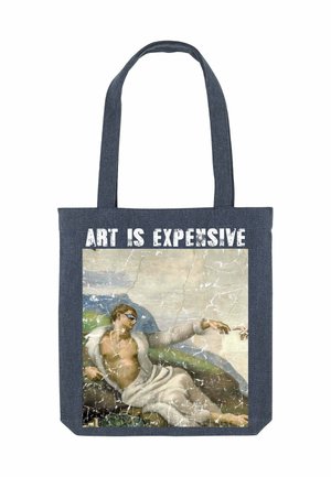 EXPENSIVE MICHAELANGE PRINT - Cabas - blue