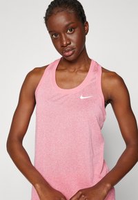 Nike Performance TANK - Top - aster pink/pure/heather