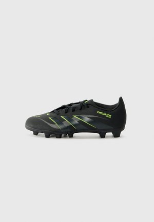adidas Performance PREDATOR CLUB UNISEX - Jalkapallokengät kiinteälle alustalle - core black/carbon/lucid lemon