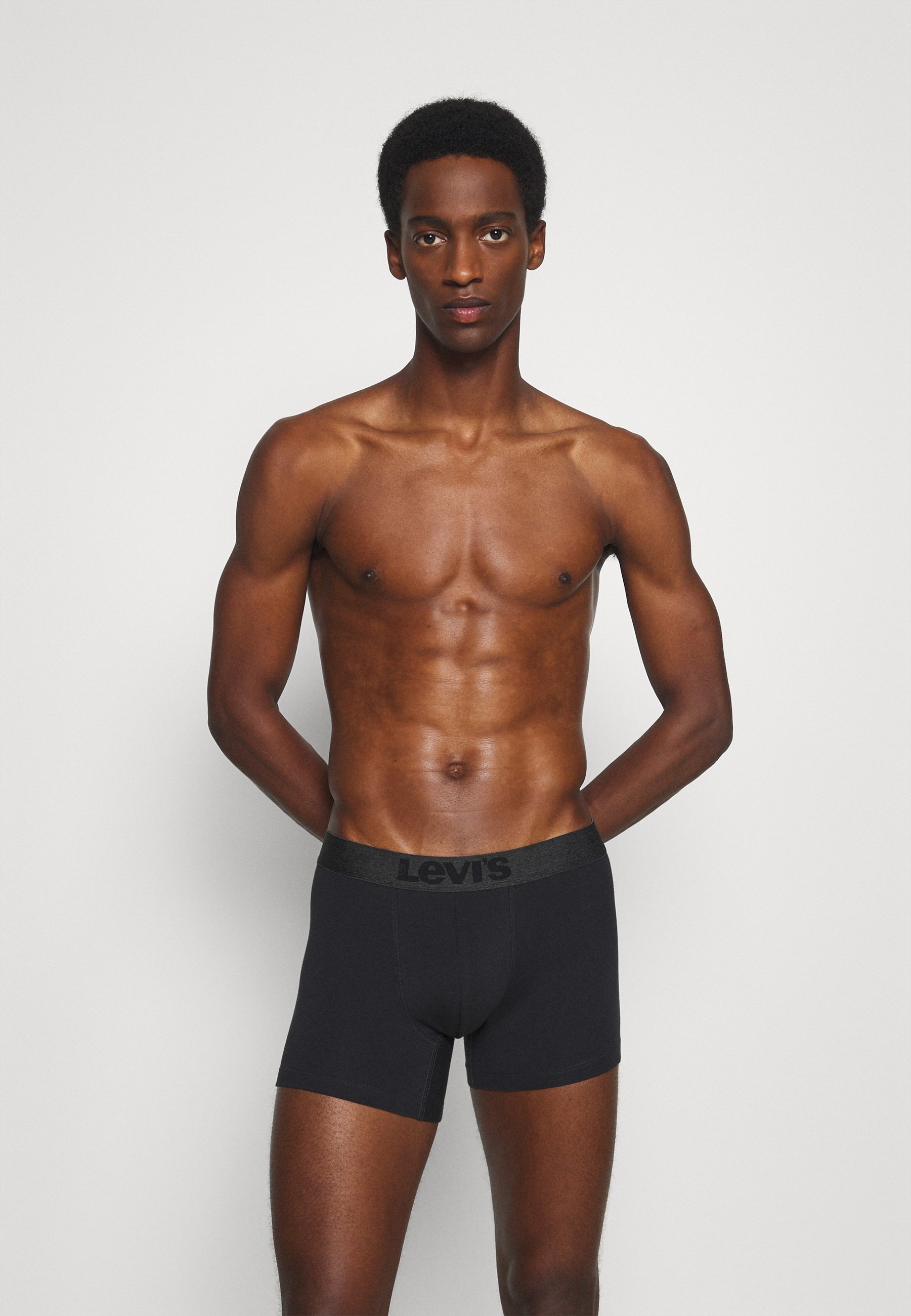 Levi's® BOXER BRIEF 2 PACK - Panties - black/schwarz - Zalando.de