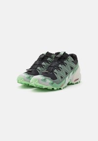 Salomon SPEEDCROSS 6 - Běžecké boty do terénu - black/laurel wreath/green ash
